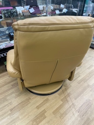 【ドリーム川西店御来店限定】 回転座椅子 H840×W800×D800 クリーニング済み 【2001237255601678】