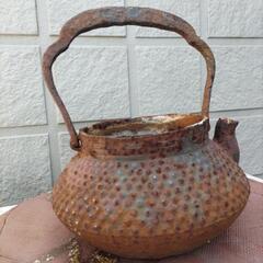 時代　鉄瓶　茶器　骨董屋さんからですの画像