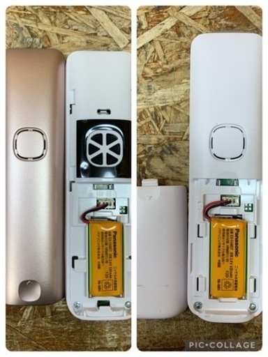 (s6375) パナソニック デジタルコードレスFAX 子機1台付き 迷惑電話相談機能搭載 受話器コードレス ピンクゴールド 中古品 
