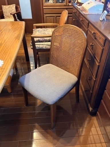 家具 椅子  浜本工芸　籐椅子