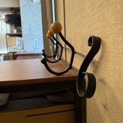 壁掛けハンガー ウォールハンガー 壁付コートハンガーの画像