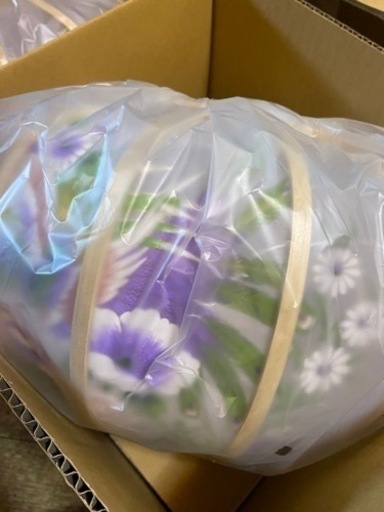 H-003  【新品未使用】木製灯篭(桐)  しずか1号　お盆提灯　回転筒付　お盆 葬祭 仏具 太閤産業