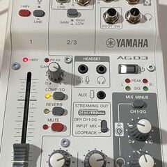 YAMAHA AG03 オーディオインターフェース　6901Cの画像