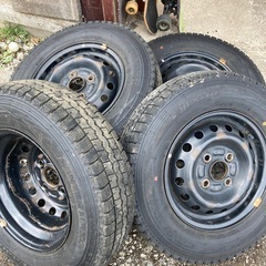 中古12インチ スタッドレスタイヤ　ダンロップWINTER MA...