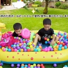 定価7700円【新品・未使用】ビニールプール  恐竜プール  噴水 ファミリープールの画像