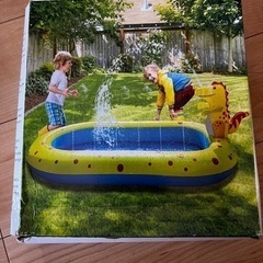 定価7700円【新品・未使用】ビニールプール  恐竜プール  噴水 ファミリープールの画像