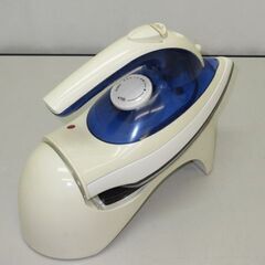 stp-2625　コードレススチームアイロン　PSES-113　説明書つき　霧吹き付き　スチーム付き　洗濯　シワのばし　アイロンがけ　ワイシャツ　ブラウス　コードレス式　コンパクトの画像