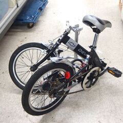 16インチ 折りたたみ自転車 CHEVROLET ブラック系 コンパクトサイクル