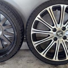 ⭐165/40r16 アルミホイール付ノーマルタイヤ ４本セットの画像