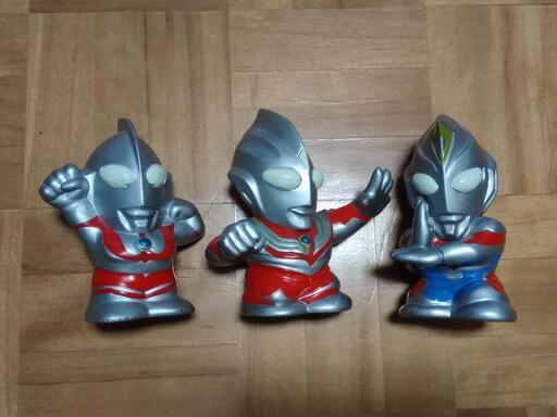 【ウルトラマン 】ソフビ貯金箱 3体セット