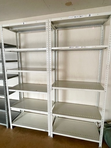 スチールラック、什器、棚　※2台分です。1台のみ希望の方はご相談ください