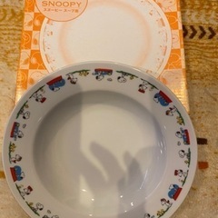 （未使用）子供食器　スヌーピー　スープ皿