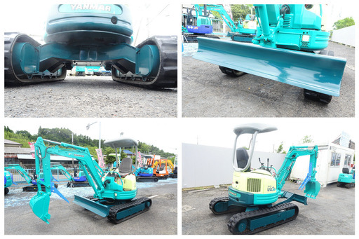 ヤンマー～YANMAR:VIO20-1 中古油圧ショベル(建設機械)◆2ｔ（走行2速）倍速/ガチャック仕様（ミニユンボ）