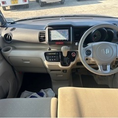 【支払総額22万円】h25年式1番人気の軽自動車！N-BOX車検令和8年6月機関良好！内外装良好！エアコンバッチリ♩フルセグTV パワスラの画像
