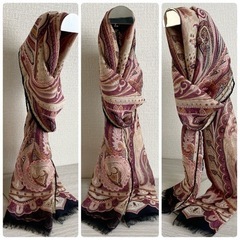 ☆お値引可能☆【美品】ETRO 大判ショール スカーフ ストール ペイズリー柄の画像