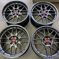 鍛造！赤キャップ付！BBS RG-R◆8.5J 19in+38 ...