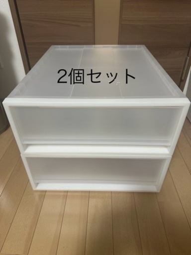 無印PPクローゼット収納ケース×2