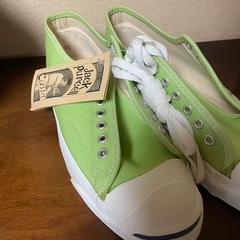 コンバース　ジャックパーセル　フローラルグリーン　26.5