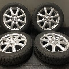 【DUNLOP WM01 155/65R14】スタッドレス【MACBES MB8 14インチ 4.5J4HPCD100+45】19年製 バリ溝 フレア タント スペーシア等　(VTO894)