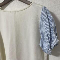 【persodea】Tシャツ【L】白/半袖/無地/綿100％/カジュアルの画像