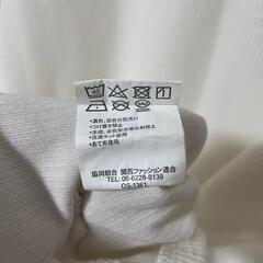 【persodea】Tシャツ【L】白/半袖/無地/綿100％/カジュアルの画像