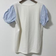 【persodea】Tシャツ【L】白/半袖/無地/綿100％/カジュアルの画像