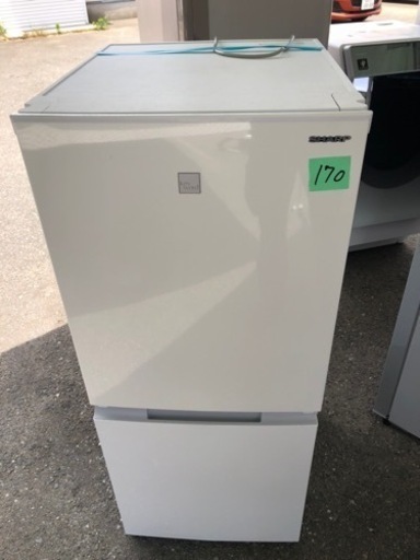 北九州市内配送無料　保証付き 2021年式　シャープ 152L 2ドアノンフロン冷蔵庫 keyword キーワードホワイト SJ15E