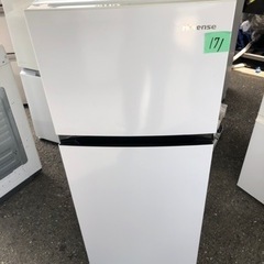 北九州市内配送無料　保証付き 冷蔵庫/2020年モデル/120L/Hisense/ハイセンス/HR-B1202/トップフリーザー/スタイリッシュデザイン/静音設計