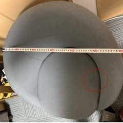 IKEAイケア　回転チェアグレー 80280006の画像