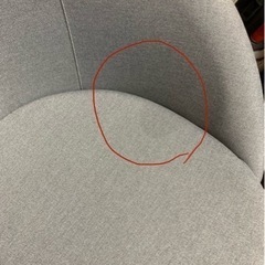 IKEAイケア　回転チェアグレー 80280006の画像