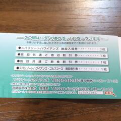 スパリゾートハワイアンズ 入場券セットの画像