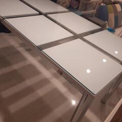最終お値下げ‼️ガラス テーブルの画像