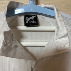 寅壱 ポロシャツ ホワイト 中古の画像