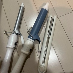 サロニア　SALONIA コテ＆ストレートアイロン 3本セット