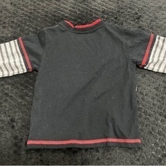 90 子供服★ロングTシャツ+上着 2点セット★の画像