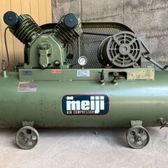 ご成約】明治 meiji 三相200V 2.2kw コンプレッサー 完全動作品！