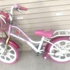 子供用自転車　SMILE PRECURE!　16インチ　ピンク　スマイル　プリキュア！の画像