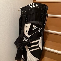 【受付終了】ゴルフ キャディバッグ アディダス