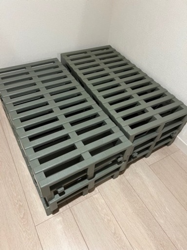 【引取りに来られる方限定】プラスチック すのこ 連結