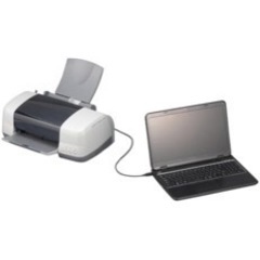 未使用品　プリンターUSBケーブルの画像