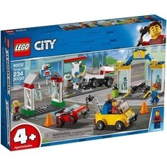 LEGO 60232 箱なし 3台のクルマつき! ガソリンスタンド