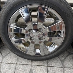 超オシャレホイール＋車タイヤ　美品の画像