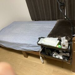 二年前に購入　ニトリのシングルベッド＆マットレス　縦：2m　横：...