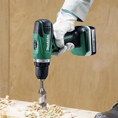 🍀【新品】マキタ(Makita) 充電式ドライバドリル 14.4V2Ah バッテリ・充電器・ケース付 MDF347DSAの画像
