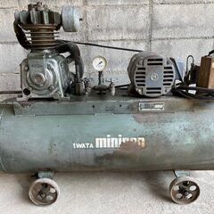 【ご成約】岩田　iwata minicon  200V 1.5kw コンプレッサー　動作良好！