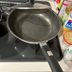 フライパン　鍋　28~30cmくらい　浅め　iH対応　蓋つき