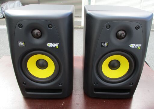 ☆　KRK Rokit POWERED5 REG2 モニタースピーカー ペア2台セット SPEAKER◆どっしりとした低音、気持ち良い高音