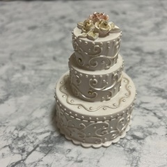 ウェディングケーキ　ウェルカム　アクセサリーケース