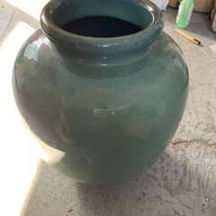 大型 ツボ つぼ 壺 陶器 鉢 骨董 古道具 レトロ アンティーク 花器