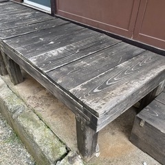 手作り縁台　三台まとめて！